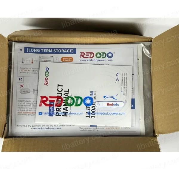 Redodo mini 12В 100А комплект аккумулятор LiFePO4