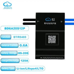 JiKong BMS 120A 8S-20S JK-BD6A20S12P Lifepo4/Li-ion/LTO с активной балансировкой 0.6A с кнопкой