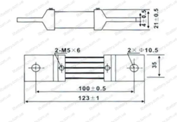 JK BMS B2A25SRP shunt