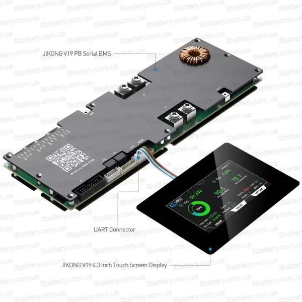 JK BMS PB LCD 4.3 V19